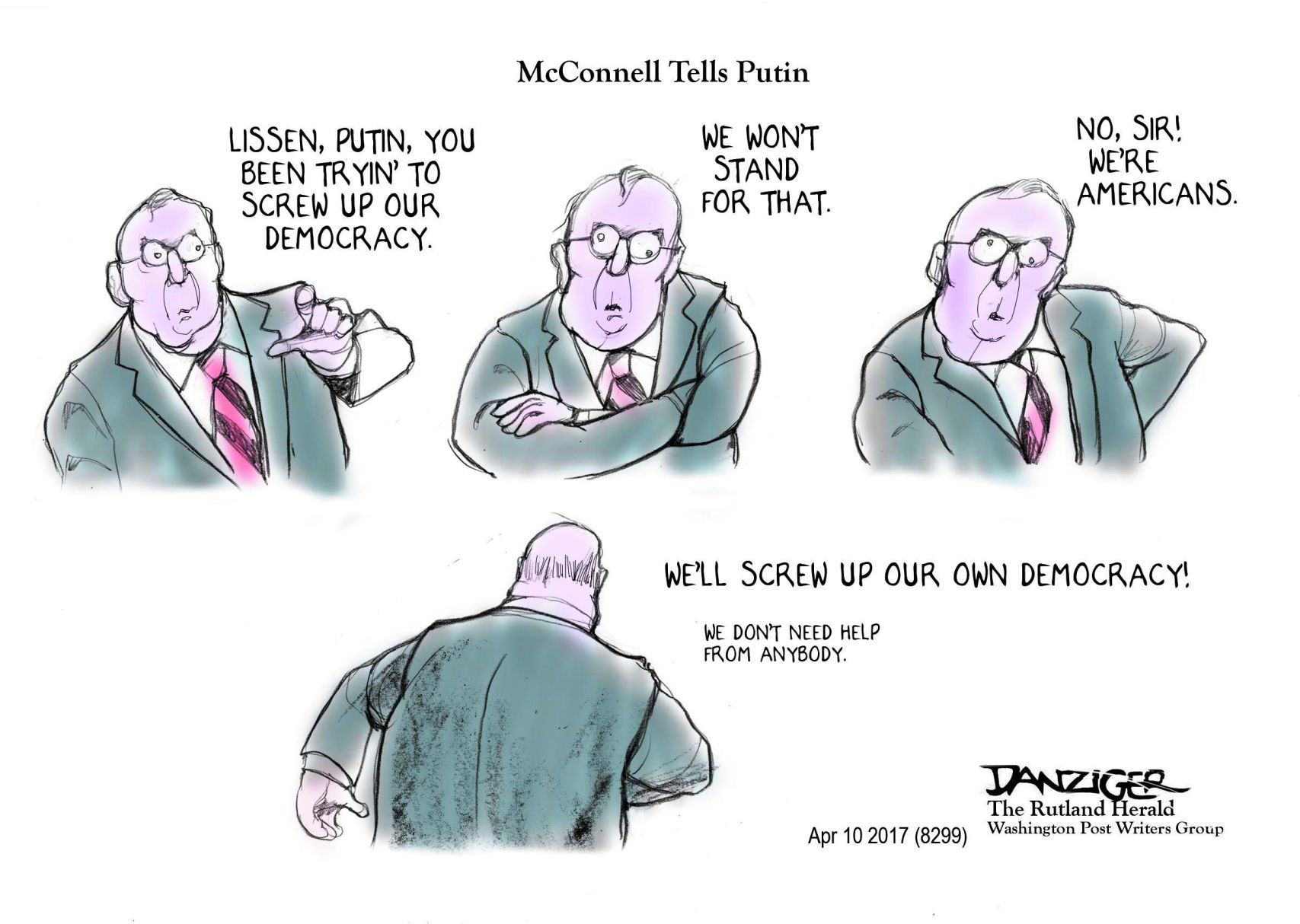 Jeff Danziger cartoon